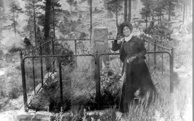 Library of Congress Photo of Calamity Jane at Wild Bill Hickok’s Grave in 1903